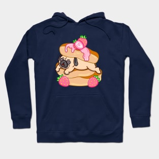 Pug Loves Pancakes Hoodie